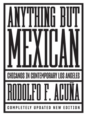 cover image of Anything But Mexican